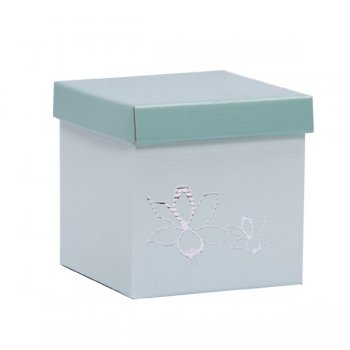 CACHEPOT PAPER POTE 15 QUADRADO FIORI MINT 6un