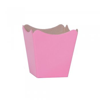 CACHEPOT PAPER . LISO Pote 11 (11cm x 11cm x 9cm) Pacote 10 Peças GÉRBERA