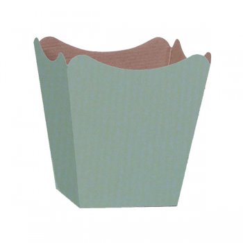 CACHEPOT PAPER . LISO Pote 15 (16cm x 17cm x 11cm) Pacote 10 Peças MINT