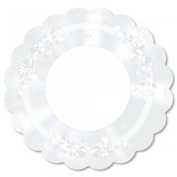 POLI REDONDO LAÇO Ø 48cm Pacote 50 Folhas BRANCO