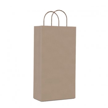 SACOLA KRAFT . . 13,5CM X 8CM X 39CM 10 PEÇAS .