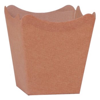 CACHEPOT PAPER . LISO Pote 17 (18,5cm x 12cm x 22,5cm) Pacote 10 Peças KRAFT