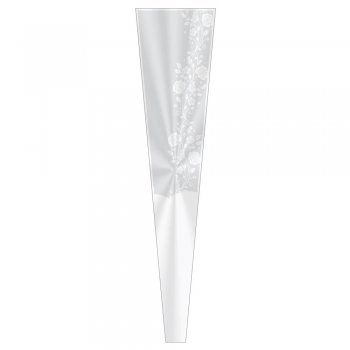 BOTÃO CONE PEROLIZADO DECORADO VENEZA 12cm x 3cm x 50cm Pacote 100 Peças .