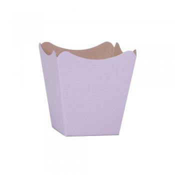 CACHEPOT PAPER . LISO Pote 11 (11cm x 11cm x 9cm) Pacote 10 Peças MALVA