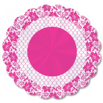 POLI REDONDO GABY Ø 68cm Pacote 50 Folhas PINK