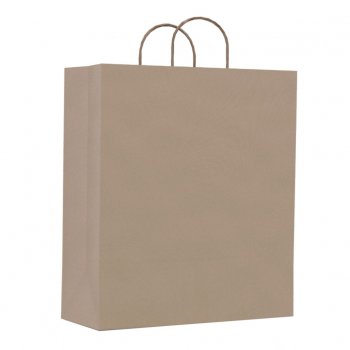 SACOLA KRAFT LISA . 30,5CM X 11,5CM X 38CM 10 PEÇAS .