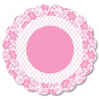 POLI REDONDO GABY Ø 48cm Pacote 50 Folhas ROSA