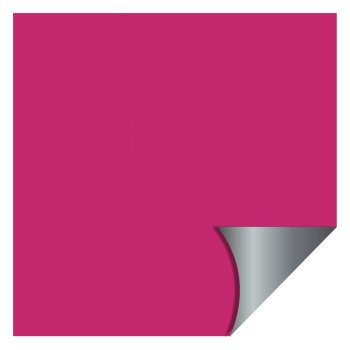 POLI 40mc DUPLA FACE METALIZADO LISO 69cm x 69cm Pacote 25 Folhas PINK / PRATA