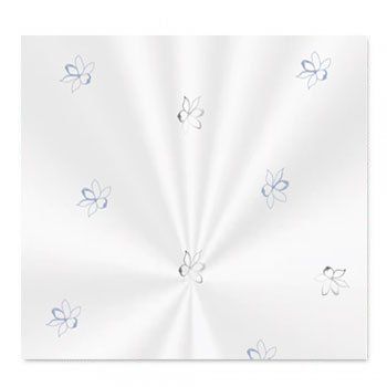 SACO TRANSPARENTE DECORADO FIORI 80cm x 89cm Pacote 25 Peças CARIBE