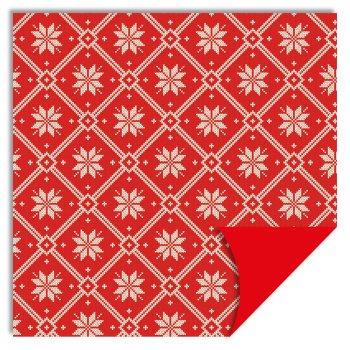 POLI PEROLIZADO 40mc DUPLA FACE TRICOT 69cm x 69cm Pacote 25 Folhas .