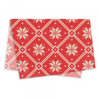 SUJINHO DECORADO TRICOT 49cm x 69cm Pacote 50 Folhas .