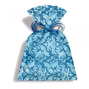 SACO METALIZADO PRESENTE DAMASK 45cm x 59cm Pacote 50 Peças TIFANY