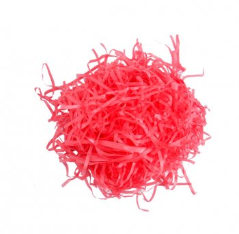 AUTOSSERVIÇO KIT PALHA SEDA CESTA LISO Pacote 100g VERMELHO