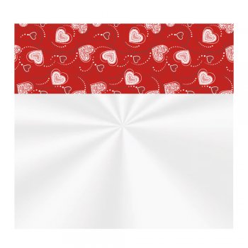 SACO TRANSPARENTE CESTA CORAÇÃO RENDA 80cm x 89cm Pacote 25 Peças .