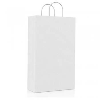 SACOLA KRAFT LISA . 17,5 X 21,5CM 10 PEÇAS BRANCA