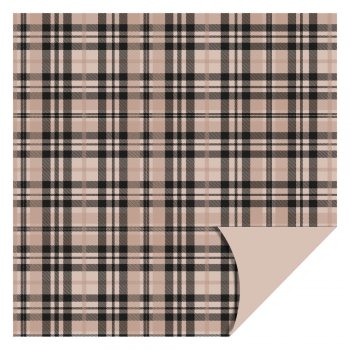 POLI PEROLIZADO 40mc DUPLA FACE GALES 69cm x 69cm Pacote 25 Folhas NUDE
