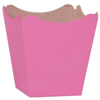 CACHEPOT PAPER . LISO Pote 17 (18,5cm x 12cm x 22,5cm) Pacote 10 Peças ROSÊ