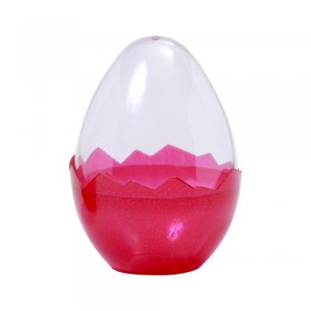 ACRÍLICO OVO . G 13X13X17CM 1 PEÇA ROSA