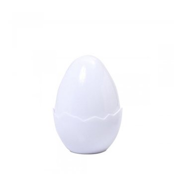 ACRÍLICO OVO . P 09X09X12CM 1 PEÇA BRANCO