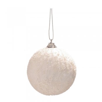 BOLAS LISA . 8CM  JG C/6 PC 1592373 BRANCA