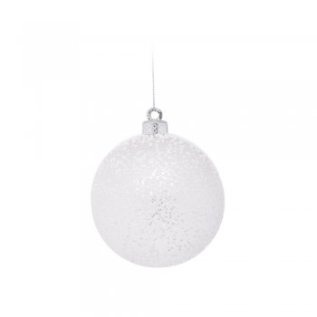 BOLAS LISA . 8CM  JG C/6 PC 1592383 BRANCA