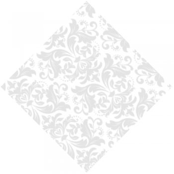 POLI METALIZADO PRATIC DAMASK 34cm x 34cm Pacote 25 Peças BRANCO