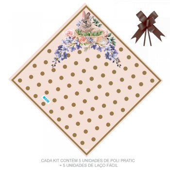AUTOSSERVIÇO KIT PRATIC VINTAGE 39cm x 39cm Conjunto 5 Peças .