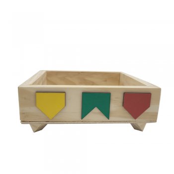 BANDEJA SÃO JOÃO DECORADA PINUS 19,7CM X 5CM 01UN .