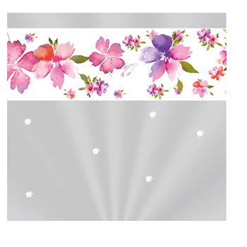 SACO TRANSPARENTE CESTA AYLA 80cm x 89cm Pacote 25 Peças .