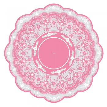 POLI REDONDO ÁRIA Ø 48cm Pacote 50 Folhas GÉRBERA