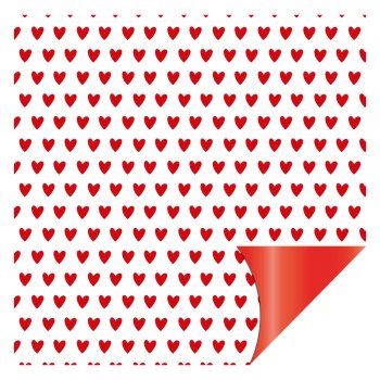 POLI DUPLA FACE ELITE AMO VOCE BRANCO/VERMELHO 69cmX69cm 25un