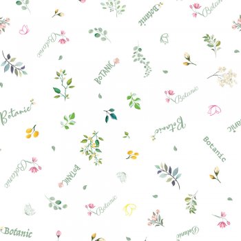 PAPEL DE PRESENTE DECORADO BOTANIC 70cm x 100cm Pacote 20 Folhas