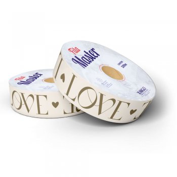 FITA MASTER DECORADA NEW LOVE 32mm X 100m 1 Rolo MARFIM