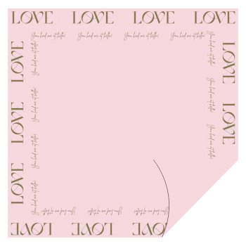 POLI PEROLIZADO 40mc DUPLA FACE NEW LOVE 69cm x 69cm Pacote 25 Folhas .