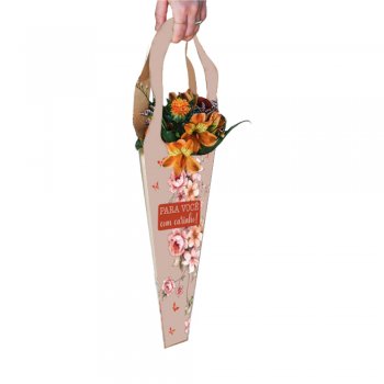 SACOLA BOUQUET HELENA 43cm x 59cm Pacote 5 Peças .