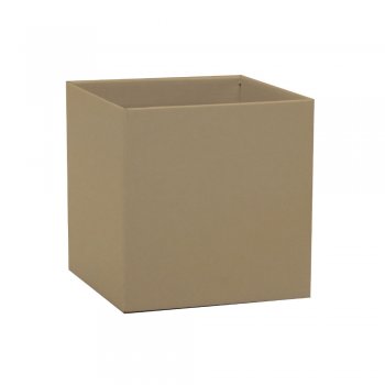 CACHEPOT PAPER QUADRADO LISO Pote 15 (15cm x 15cm x 15cm) Pacote 10 Peças OURO