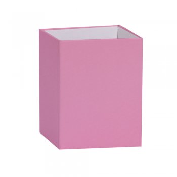 CACHEPOT PAPER QUADRADO LISO Pote 13 (13cm x 13cm x 17cm) Pacote 10 Peças ROSÊ