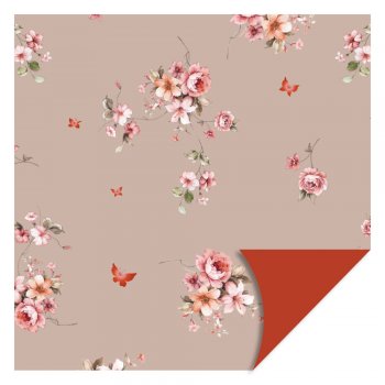 POLI PEROLIZADO DUPLA FACE HELENA 69cm x 69cm Pacote 25 Folhas .