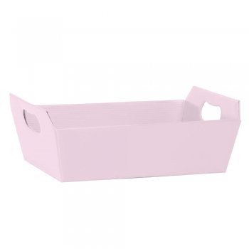 CESTA PAPER . LISA Grande (28,5cm x 20cm x 9cm) Pacote 4 Peças ROSA QUARTZ