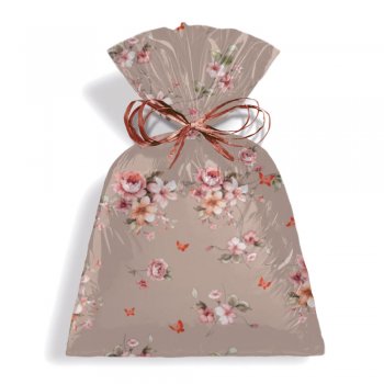 SACO PEROLIZADO PRESENTE HELENA 60cm x 89cm Pacote 50 Peças .