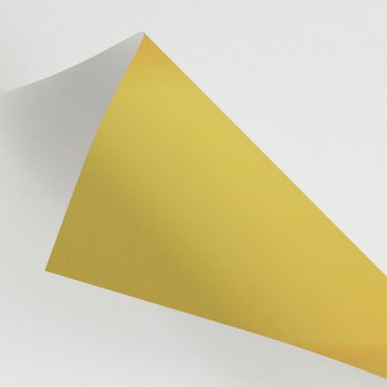 POLI PEROLIZADO ELITE 60mc DUPLA FACE LISO 58cm x 58cm Pacote 25 Folhas BRANCO / OURO