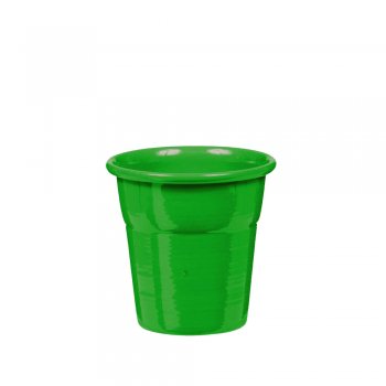 CACHEPOT ALUMÍNIO . . Pote 8 1 PEÇA VERDE VERNIZ
