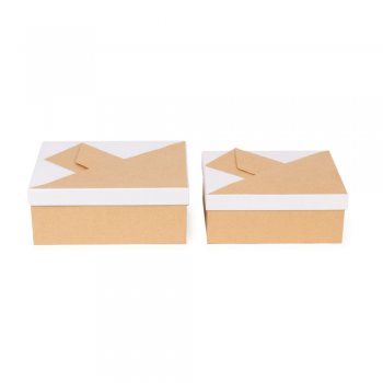 CAIXA MAIL BOXES . . 20cmX15cmX8cm- 22cmX17cmX9cm CONJUNTO 2 PEÇAS BRANCA