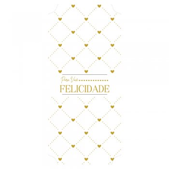 CARD PARA FLORES HOT STAMPING ESSÊNCIA 14,5cmX32cm 6 PEÇAS BRANCO