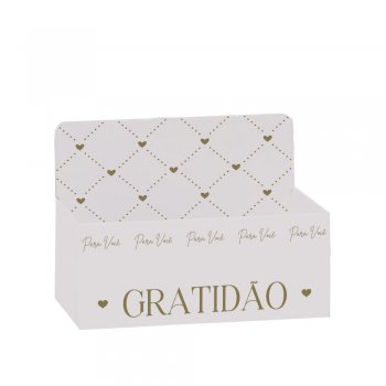 CACHEPOT PAPER HOT STAMPING RETANGULAR ALTO ESSÊNCIA 24cm x 15cm x 10cm x 17cm Pacote 5 Peças BRANCO
