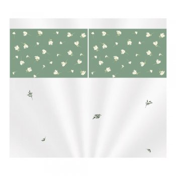 SACO TRANSPARENTE DECORADO DAISY 50cm x 69cm Pacote 25 Peças .