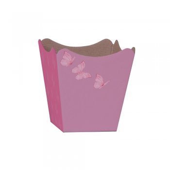 CACHEPOT PAPER . BUTTERFLY Pote 11 (11cm x 11cm x 9cm) Pacote 10 Peças .