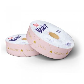 FITA MASTER DECORADA ESSÊNCIA 32mm X 100m 1 Rolo ROSA QUARTZ