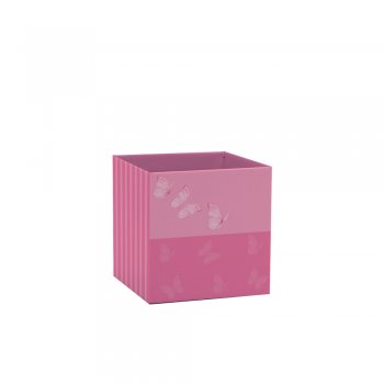 CACHEPOT PAPER QUADRADO BUTTERFLY Pote 6 (6cm x 6cm x 5,5cm) Pacote 10 Peças .