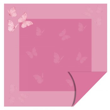 POLI PEROLIZADO ELITE 40mc DUPLA FACE BUTTERFLY 58cm x 58cm Pacote 25 Folhas .